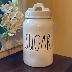 Rae Dunn SUGAR canister with lid